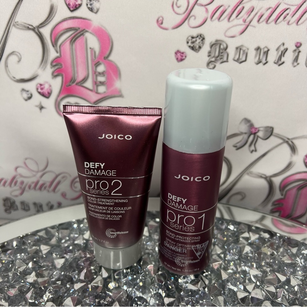 Joico hair treatment 2 damage defy Color process healthy hair brand new 1 & 2